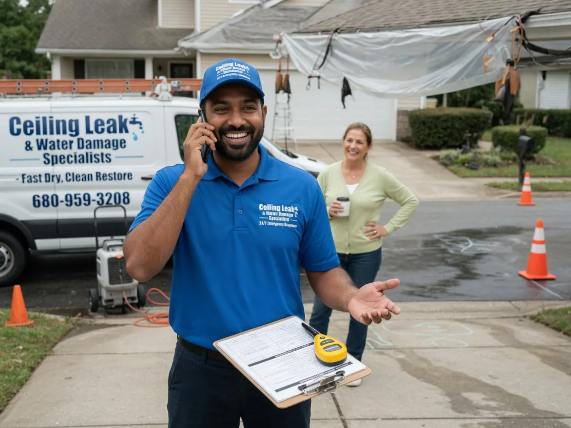 Ceiling Leak Cleanup Bishopville, SC FAQs
